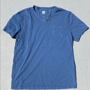 Blue V Neck T-Shirt